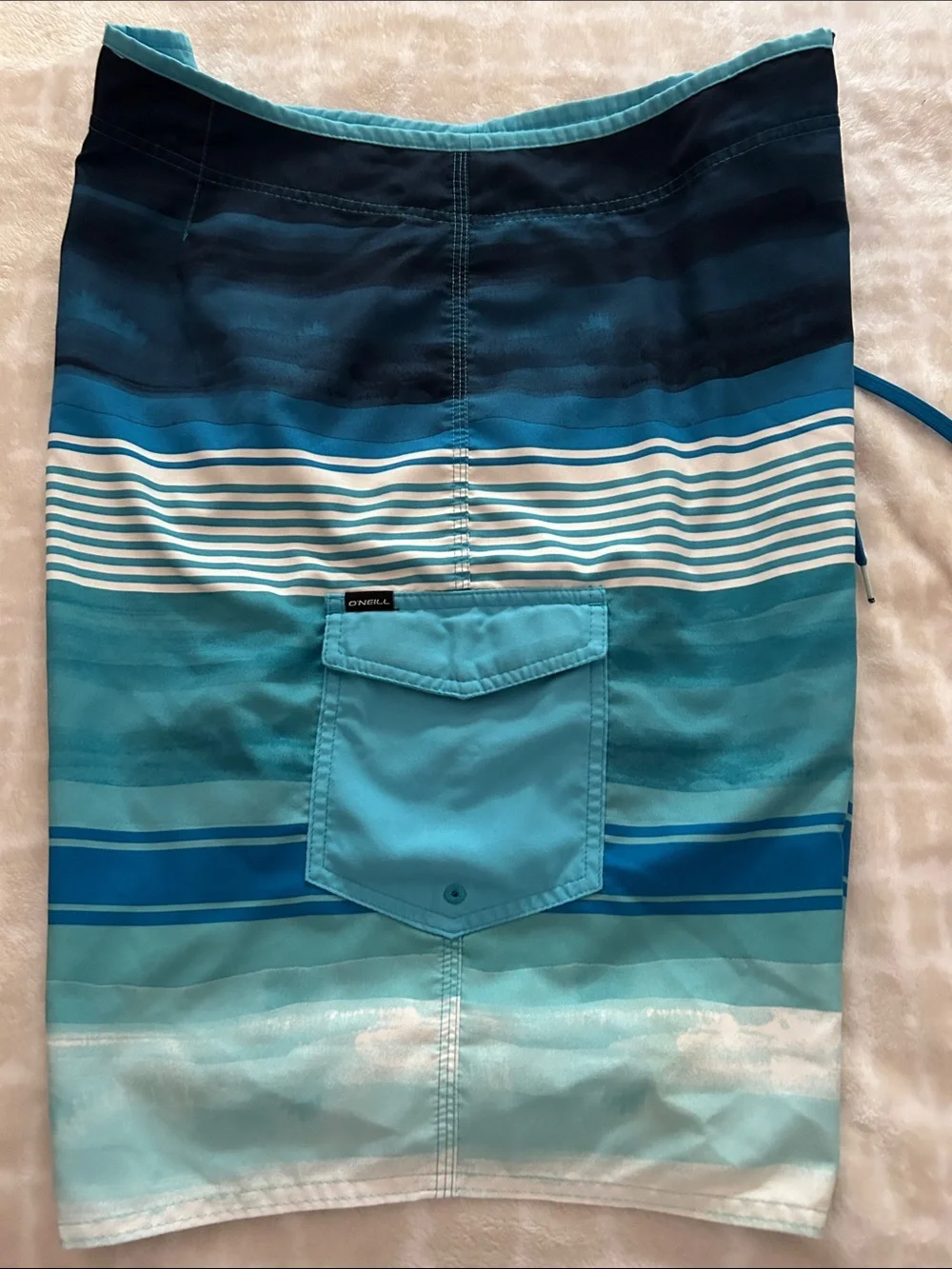 O'Neill Men’s Santa Cruz Stripe Boardshorts Size 42W, 11 inseam